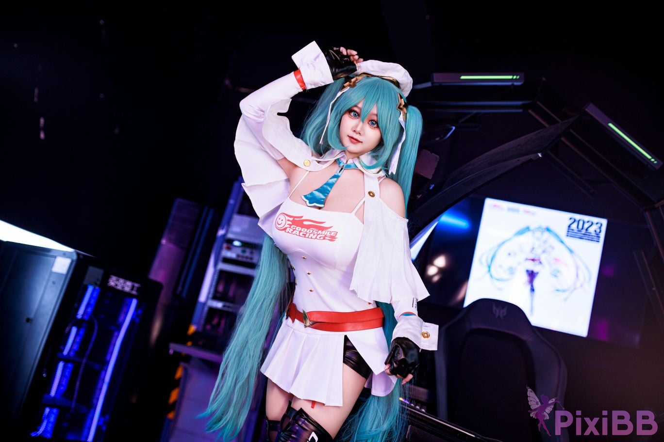 Cosplayer A Xuexue racing MIKU PixiBB.COM 026