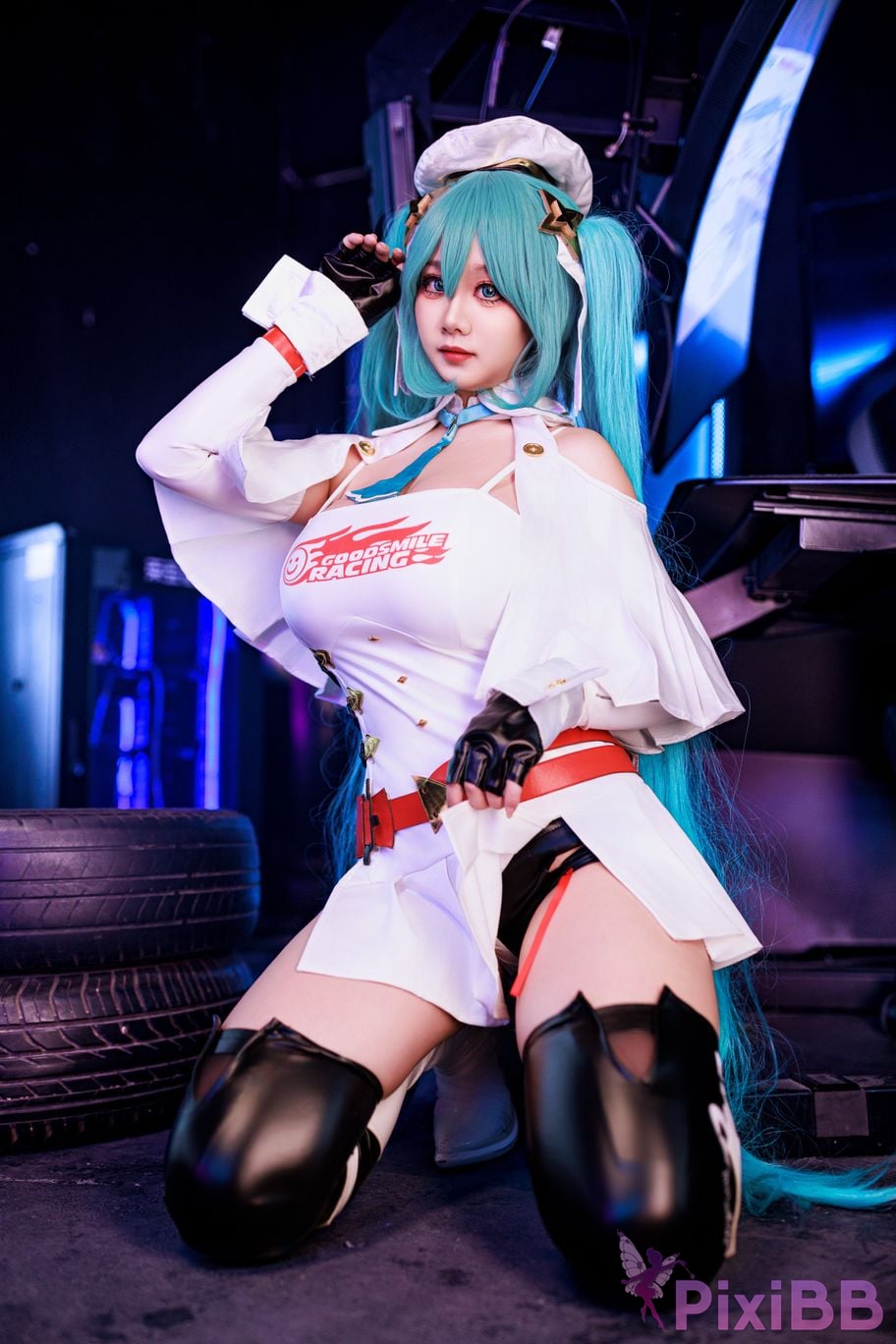 Cosplayer A Xuexue racing MIKU PixiBB.COM 029