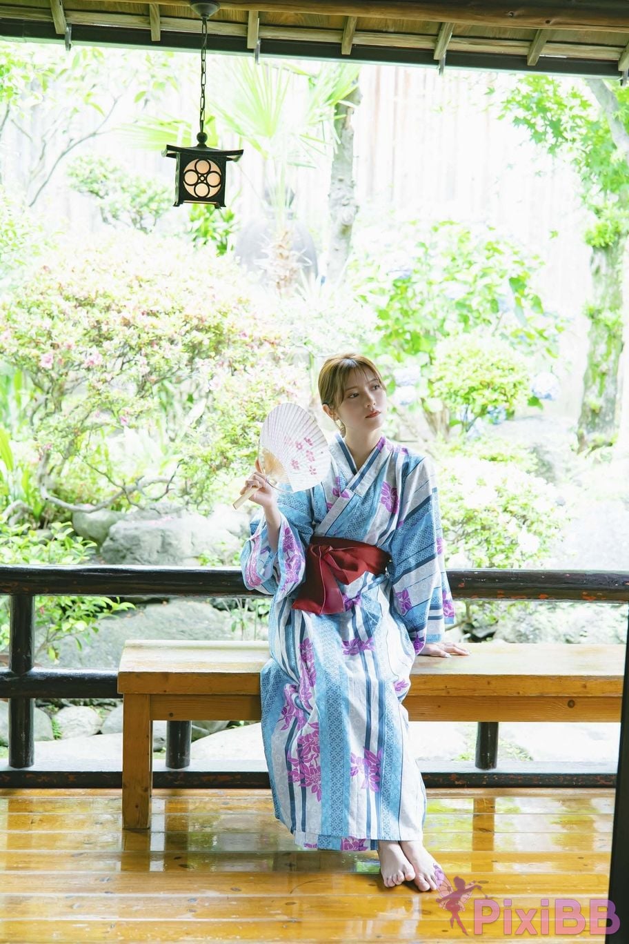 Japanese Idol Momotsuki Nashiko Shiko DMM Limited edition digital photo book The secret under yukata PixiBB.COM 005