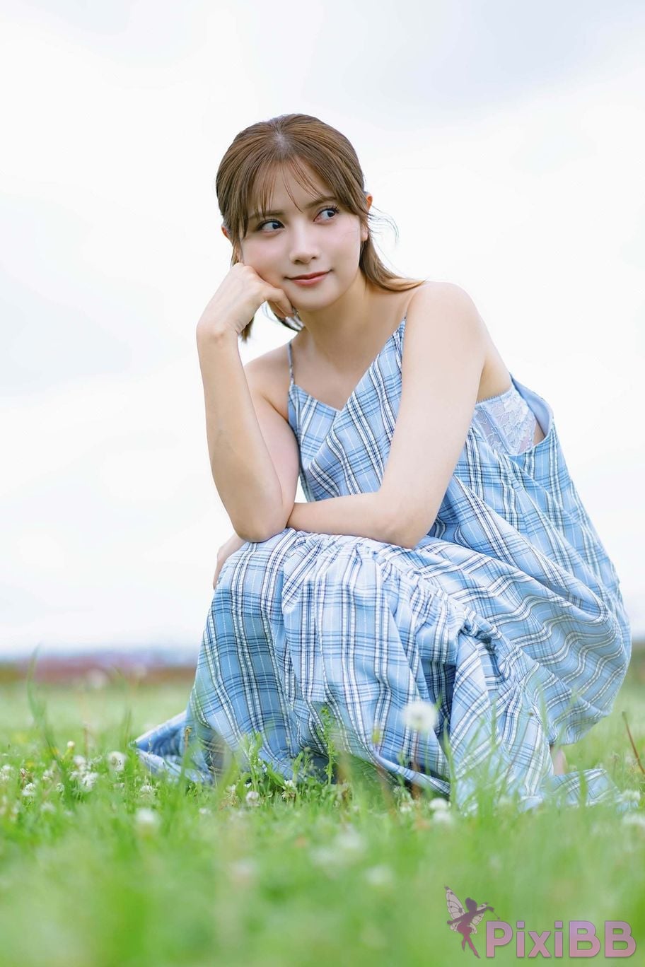 Japanese Idol Momotsuki Nashiko Shiko DMM Limited edition digital photo book The secret under yukata PixiBB.COM 034
