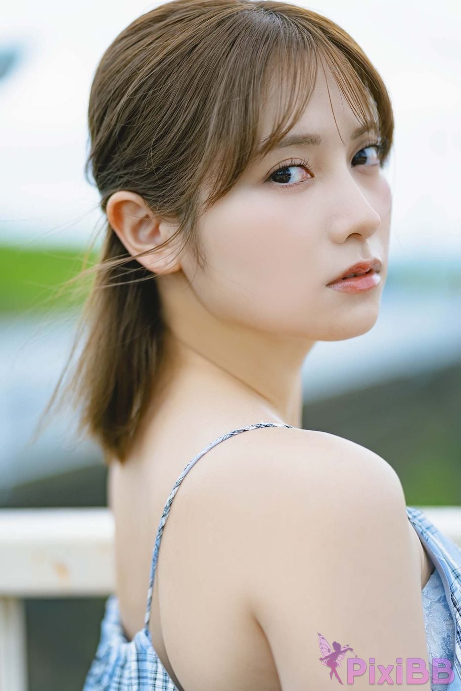 Japanese Idol Momotsuki Nashiko Shiko DMM Limited edition digital photo book The secret under yukata PixiBB.COM 035