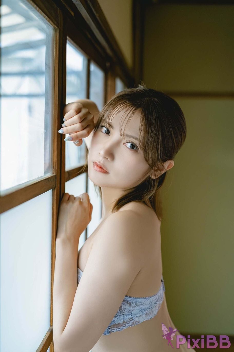 Japanese Idol Momotsuki Nashiko Shiko DMM Limited edition digital photo book The secret under yukata PixiBB.COM 038