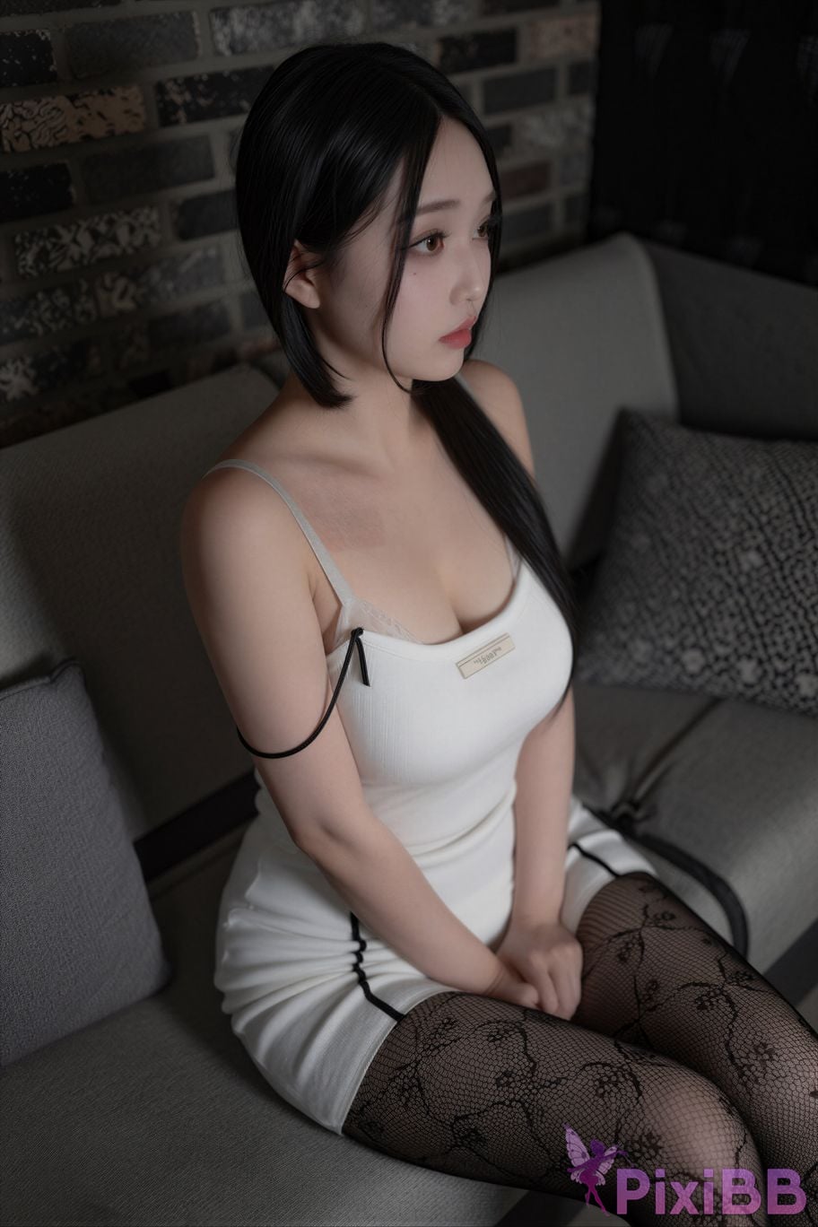 AI Enhanced X LEVEL Suji profit Vol.53 Karaoke Girl PixiBB.COM 049
