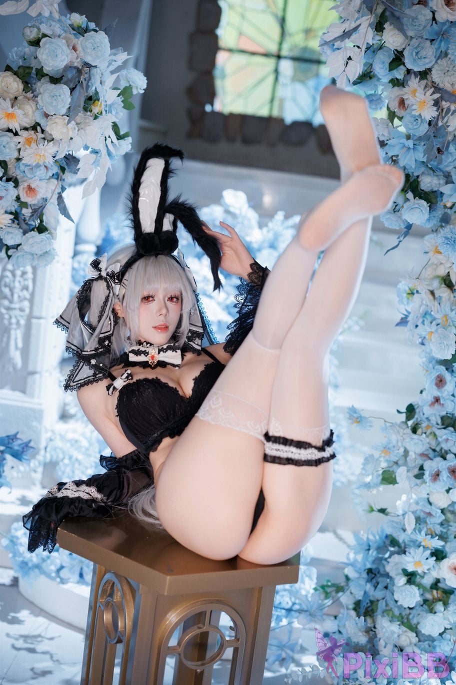 Cosplayer Nine words Blue Route Scary Bunny PixiBB.COM 002