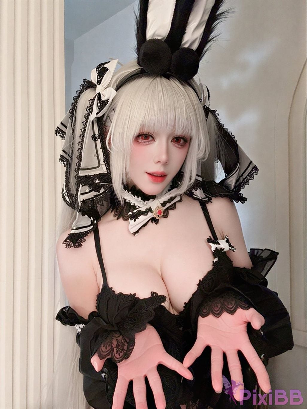 Cosplayer Nine words Blue Route Scary Bunny PixiBB.COM 028