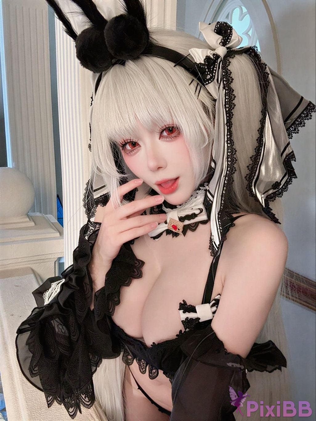 Cosplayer Nine words Blue Route Scary Bunny PixiBB.COM 031