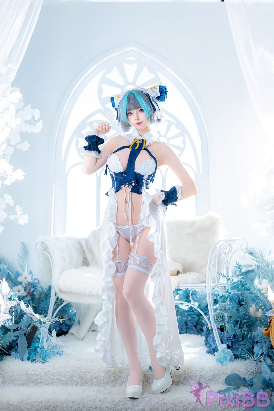 Cosplayer Fox Nine Cheshire Pajamas PixiBB.COM 001