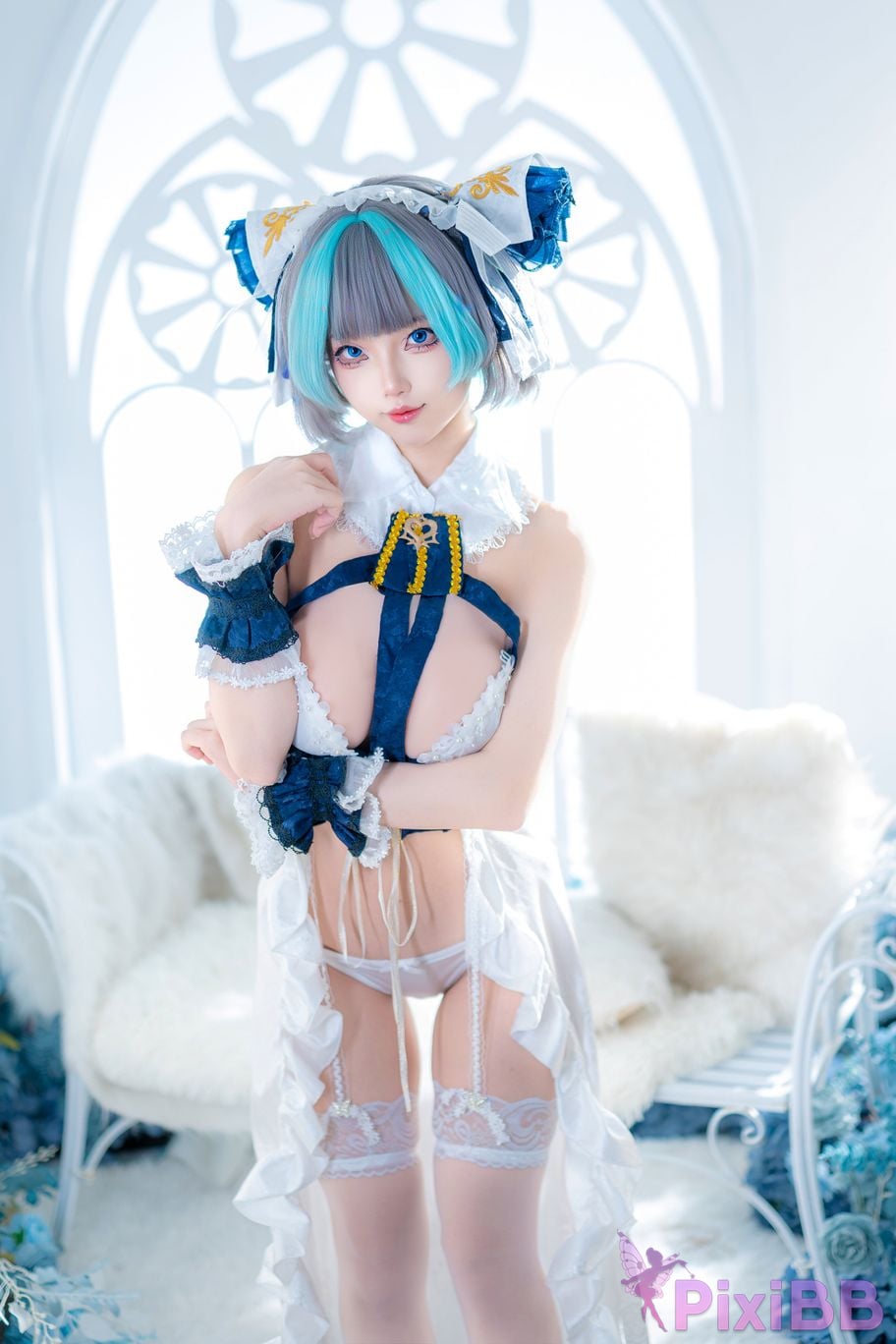Cosplayer Fox Nine Cheshire Pajamas PixiBB.COM 003