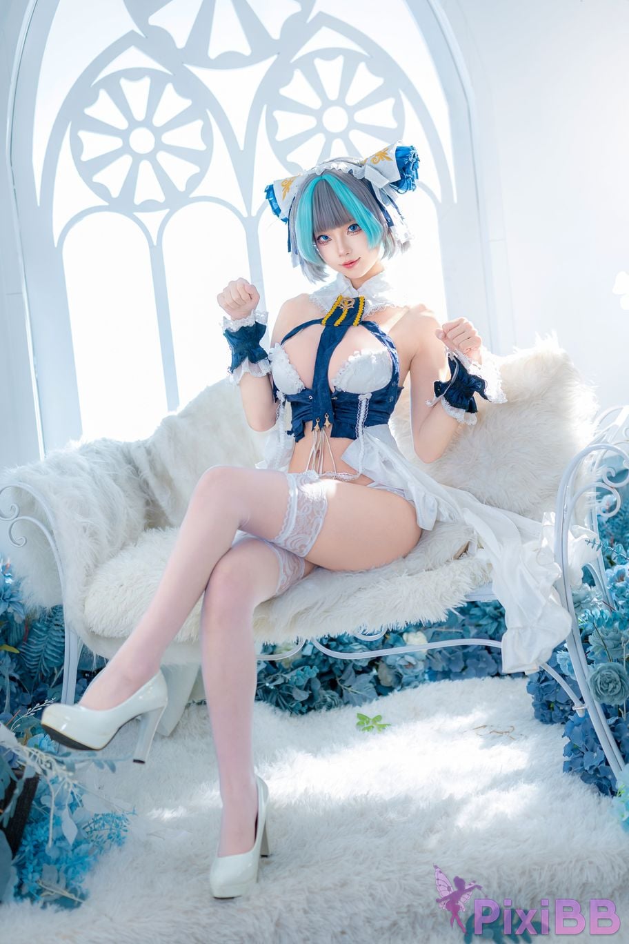 Cosplayer Fox Nine Cheshire Pajamas PixiBB.COM 007