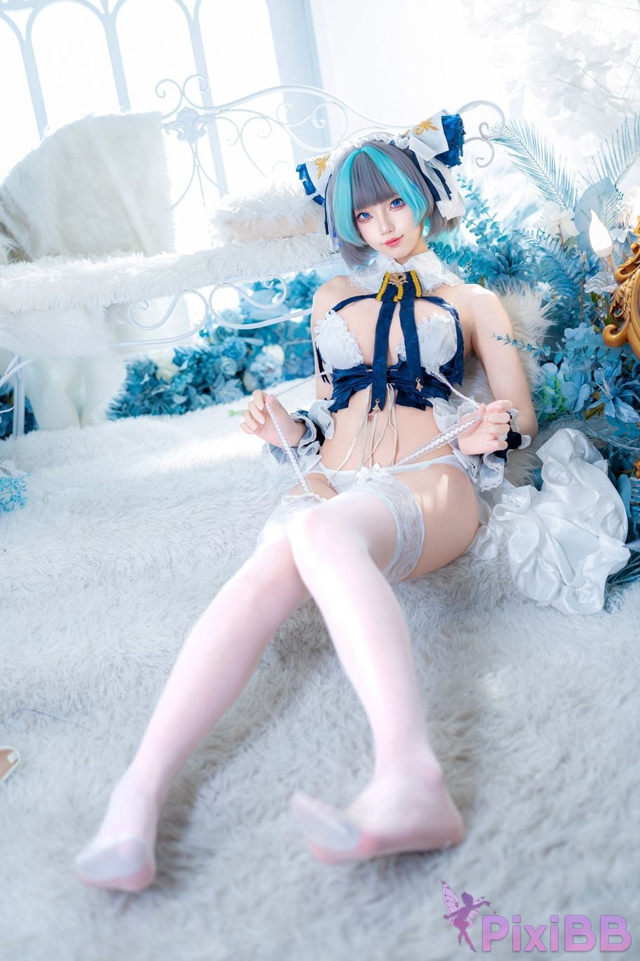 Cosplayer Fox Nine Cheshire Pajamas PixiBB.COM 022