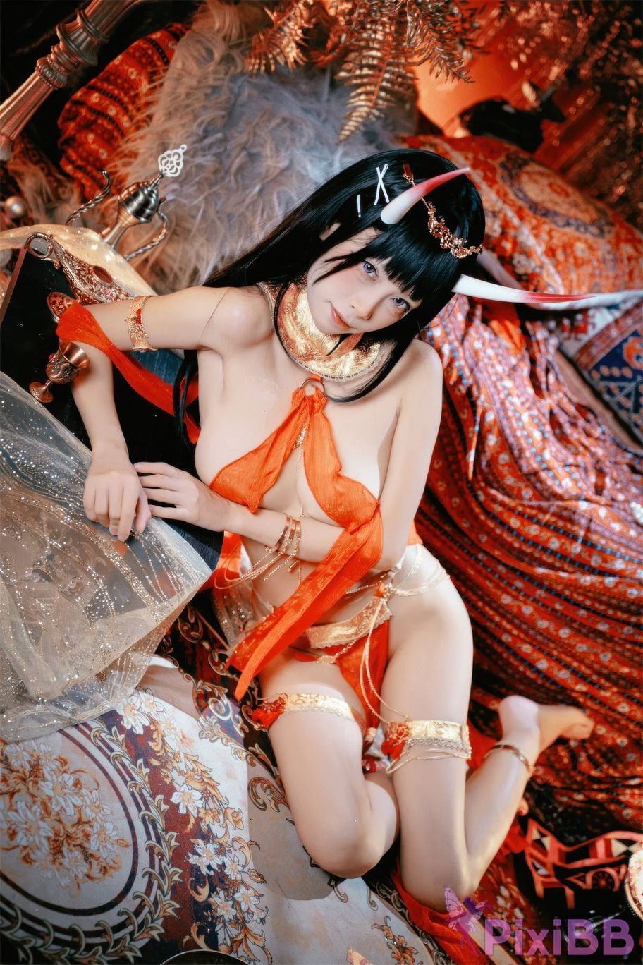 Cosplayer san wu ren xing Blue Route Noshiro Dancer PixiBB.COM 003