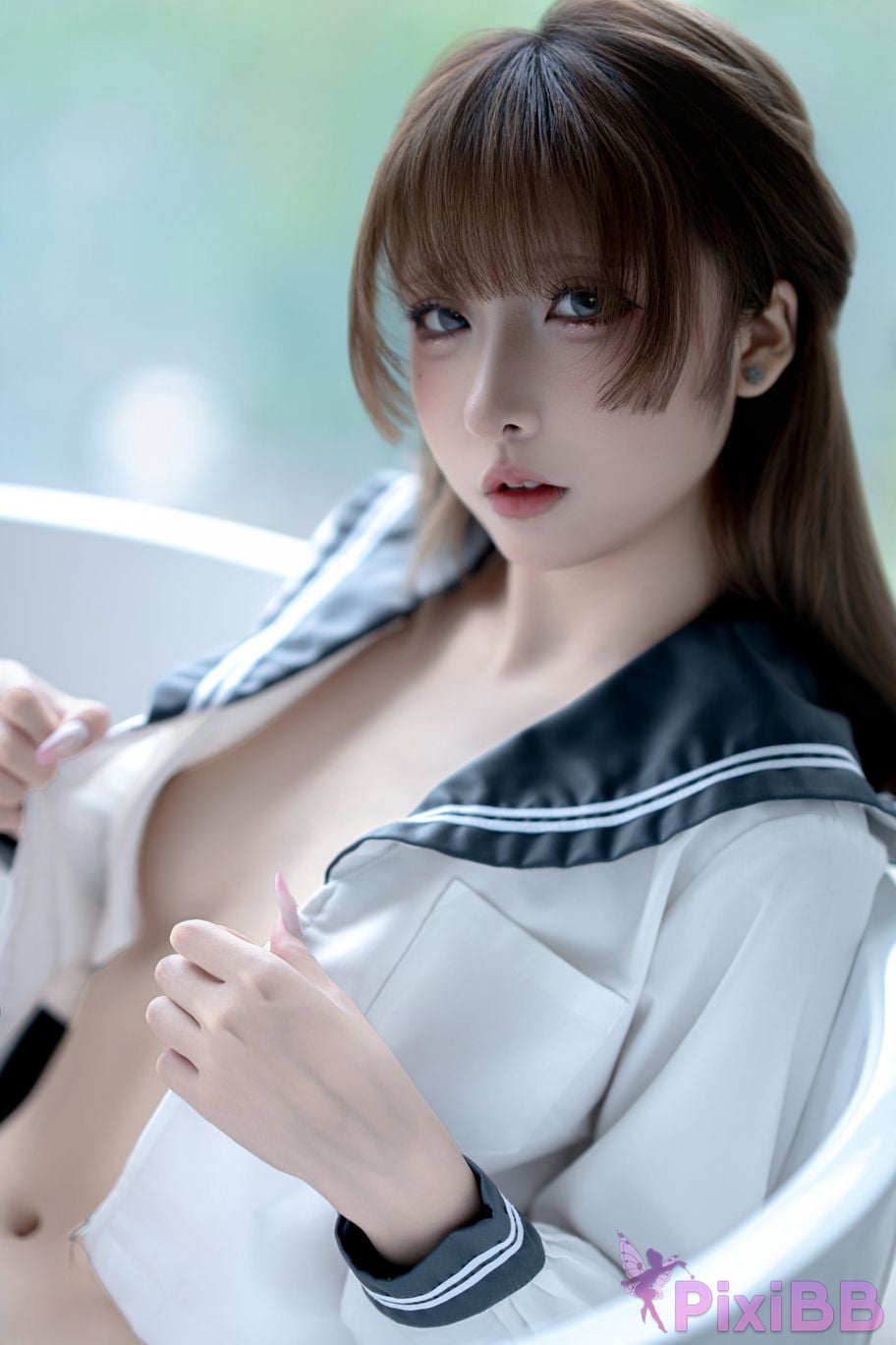 Cosplayer Paper Yue Etsu ko Bathtub JK PixiBB.COM 002