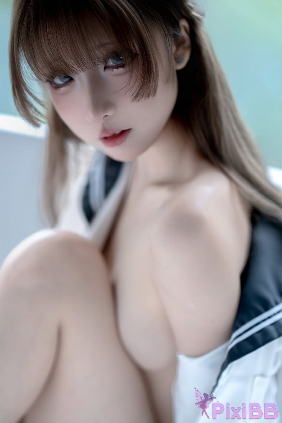 Cosplayer Paper Yue Etsu ko Bathtub JK PixiBB.COM 006