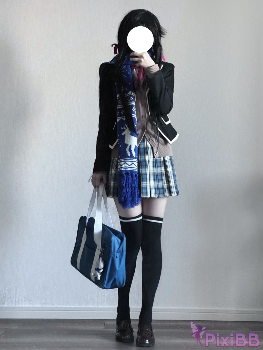 Cosplayer you ai Youmeko Yukinoshita Yukino jk uniform PixiBB.COM 020