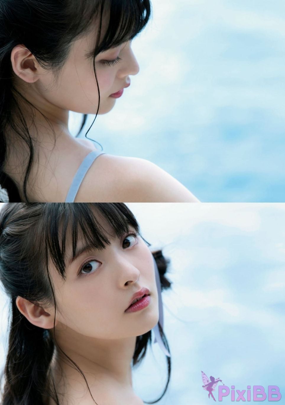 Japanese Idol Sumire Uesaka Kamisaka JAPAN Violet Hearing Record Kadokawa digital photo book PixiBB.COM 215