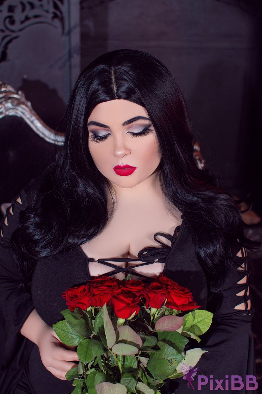 Marie Bunny Morticia Addams PixiBB.COM 33