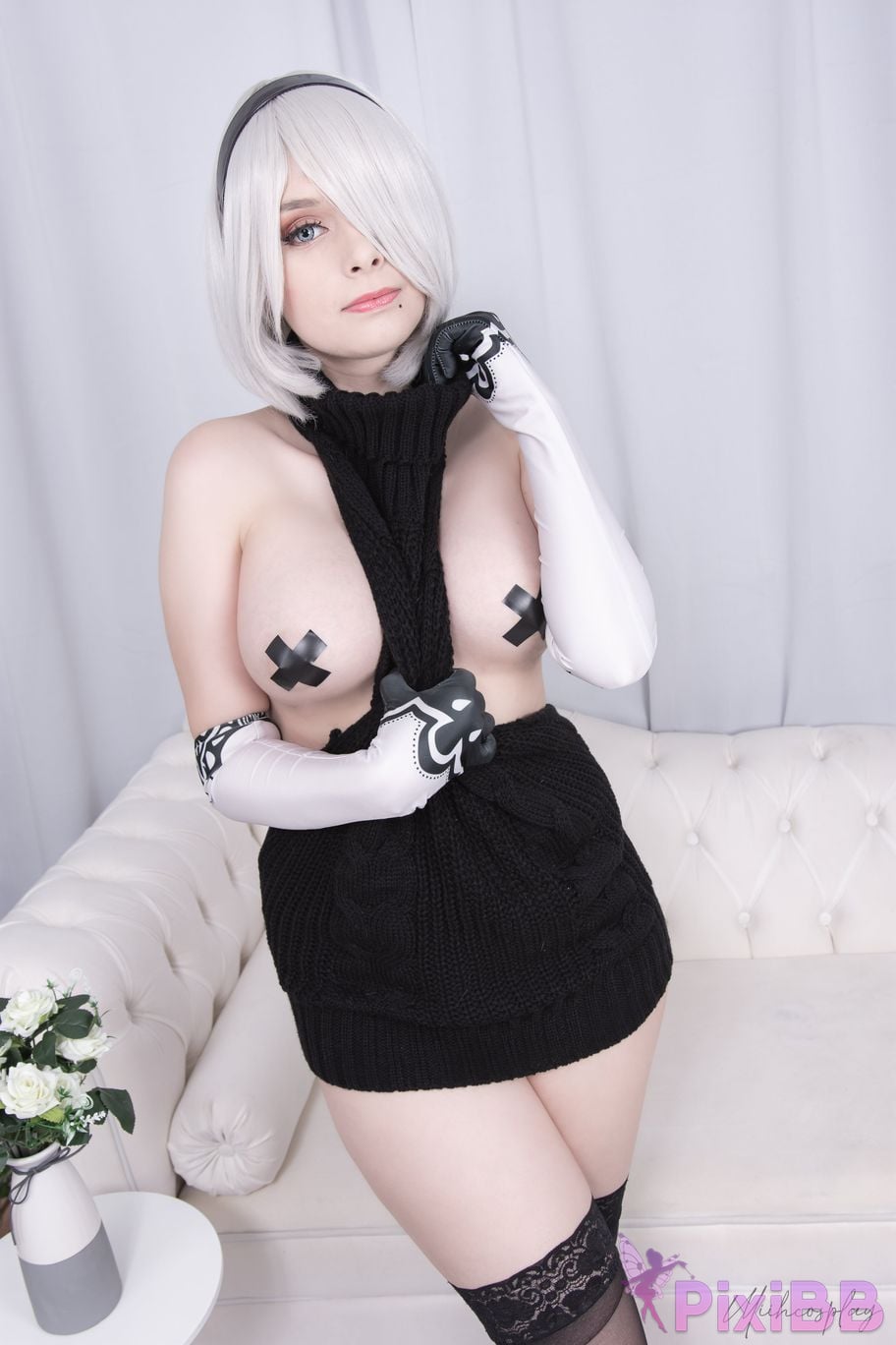Miih Cosplay 2B Virgin Killer PixiBB.COM 48