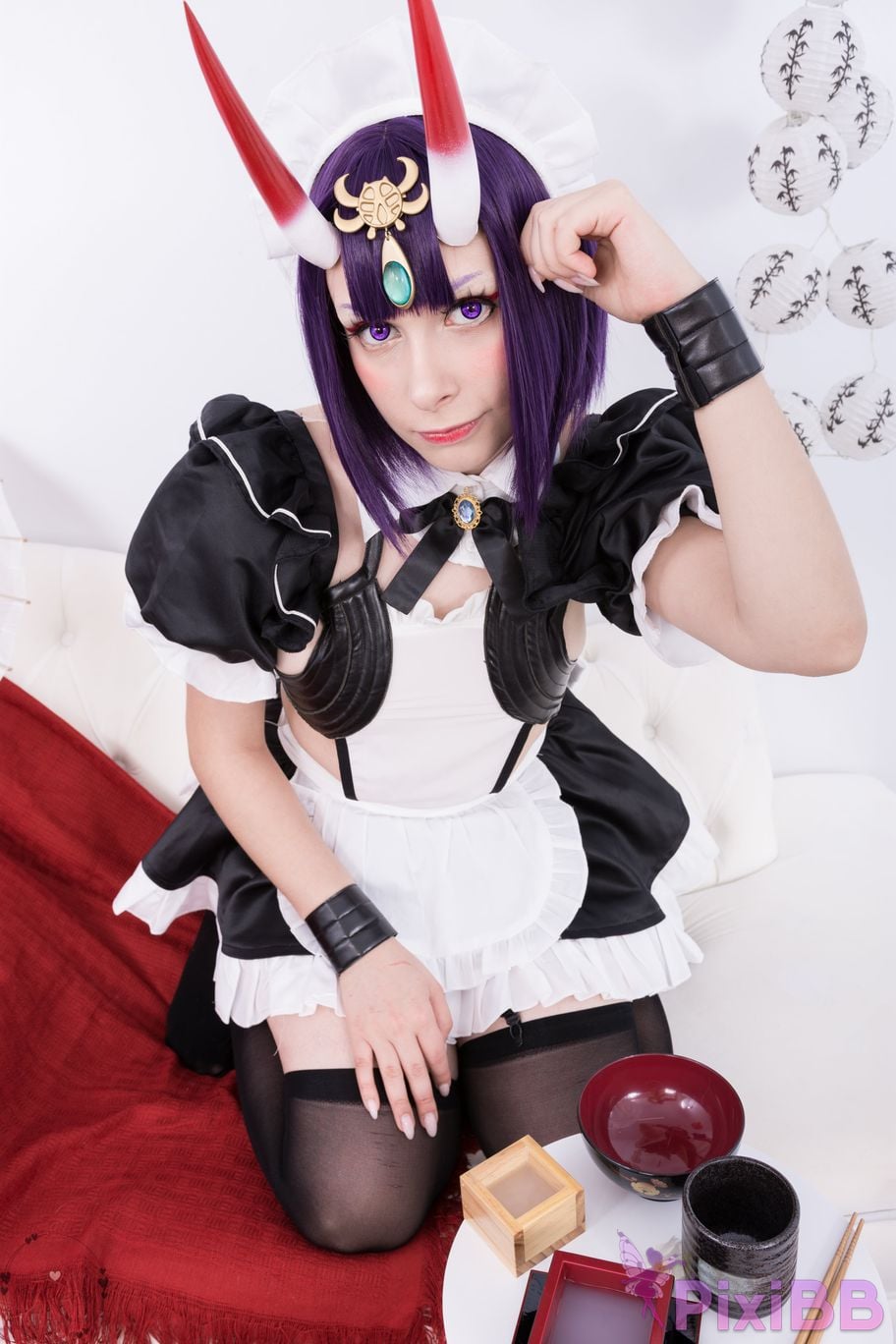 Miih Cosplay Shuten Douji Maid PixiBB.COM 14