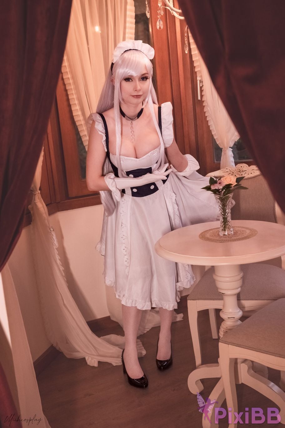 Miih Cosplay Belfast (Azur Lane) PixiBB.COM 50