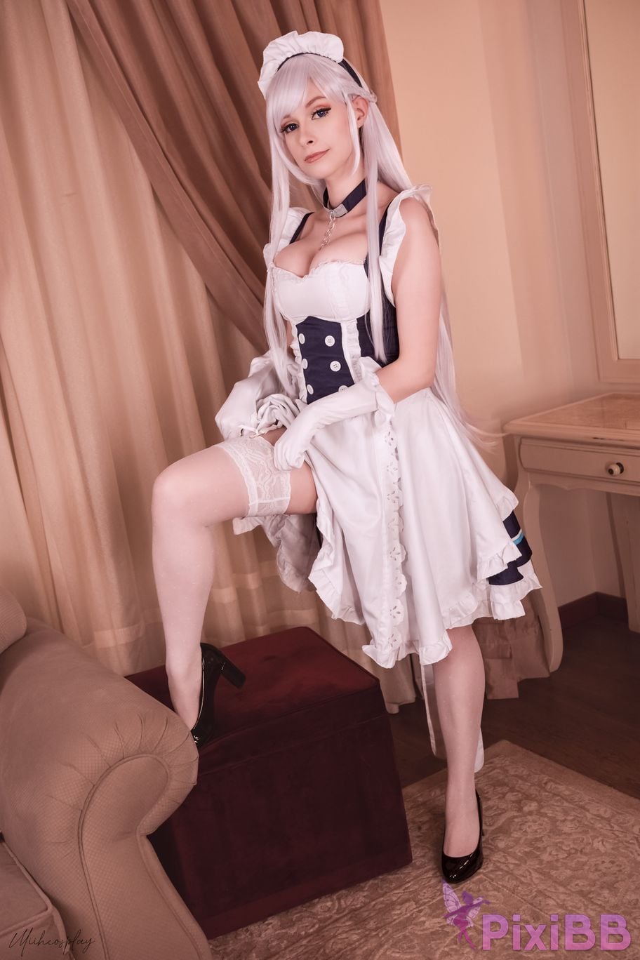 Miih Cosplay Belfast (Azur Lane) PixiBB.COM 53