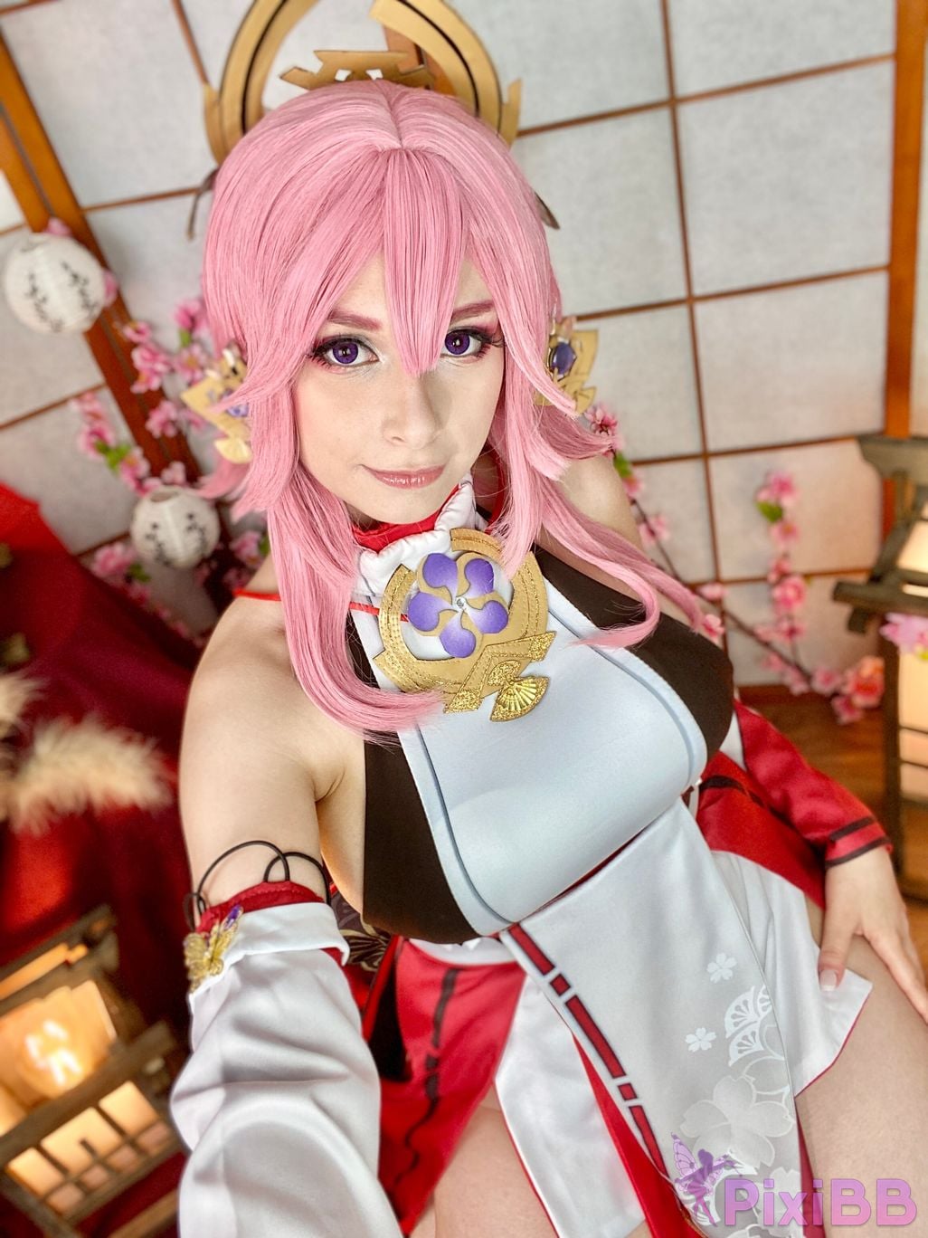 Miih Cosplay Yae Miko PixiBB.COM 109