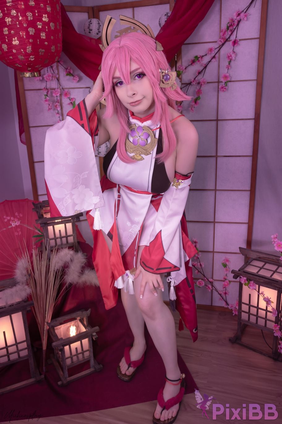 Miih Cosplay Yae Miko PixiBB.COM 19