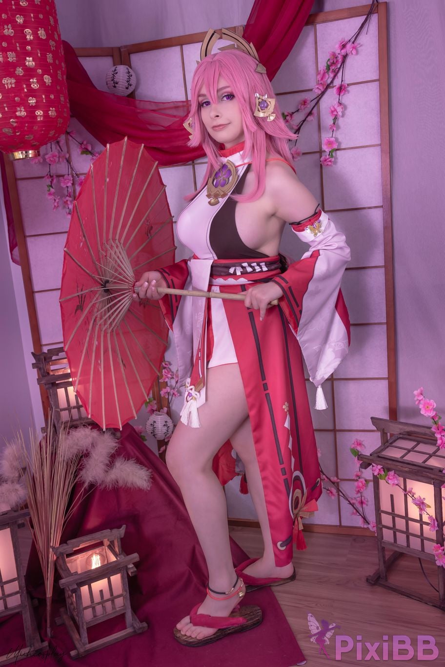 Miih Cosplay Yae Miko PixiBB.COM 22