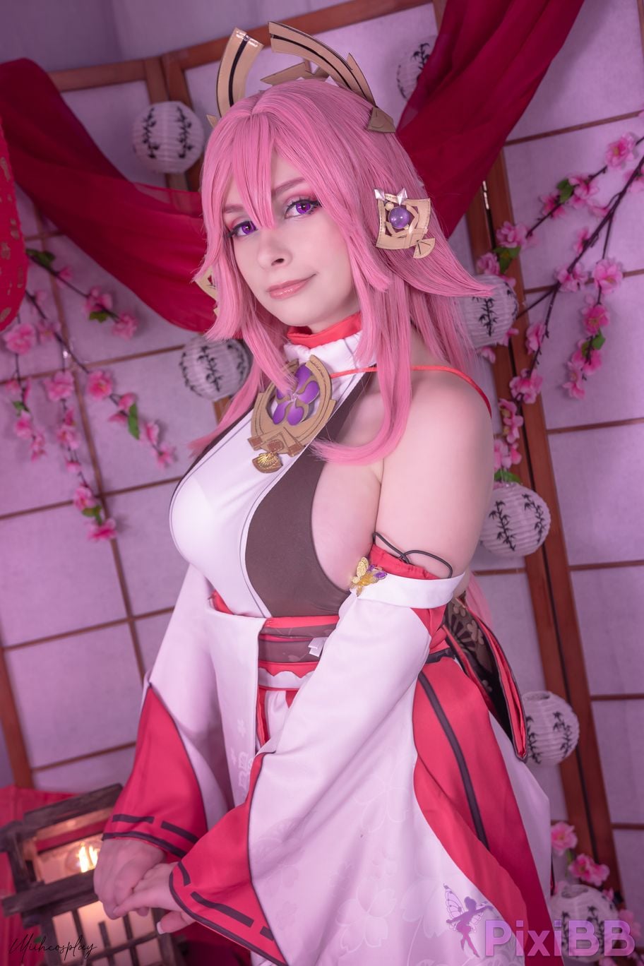 Miih Cosplay Yae Miko PixiBB.COM 25