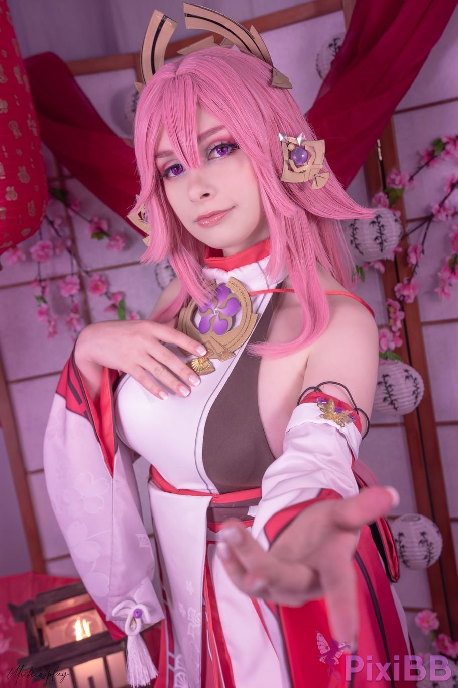 Miih Cosplay Yae Miko PixiBB.COM 47