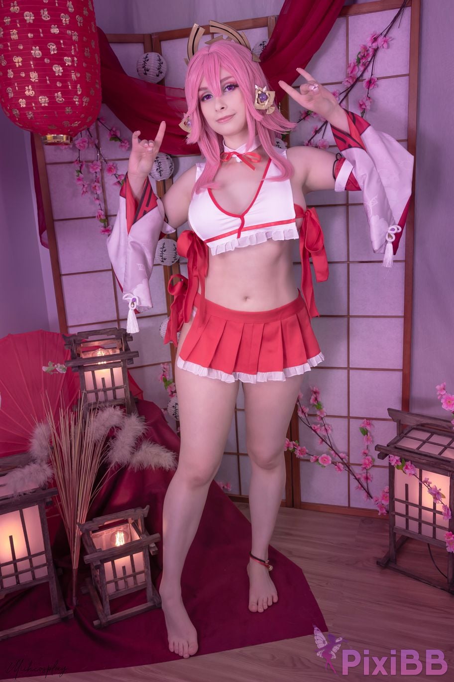 Miih Cosplay Yae Miko PixiBB.COM 60