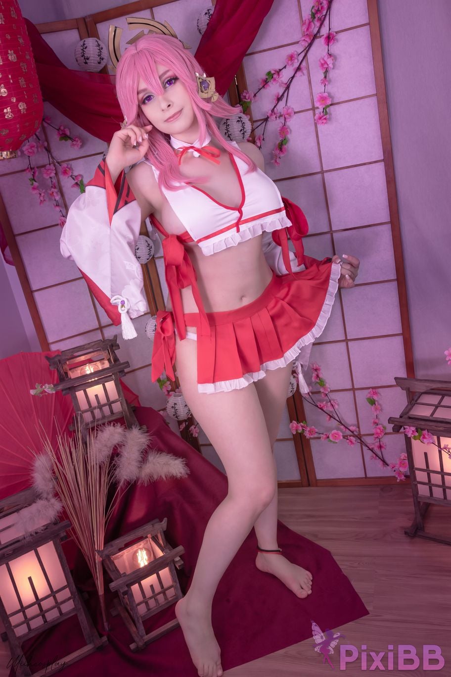 Miih Cosplay Yae Miko PixiBB.COM 61
