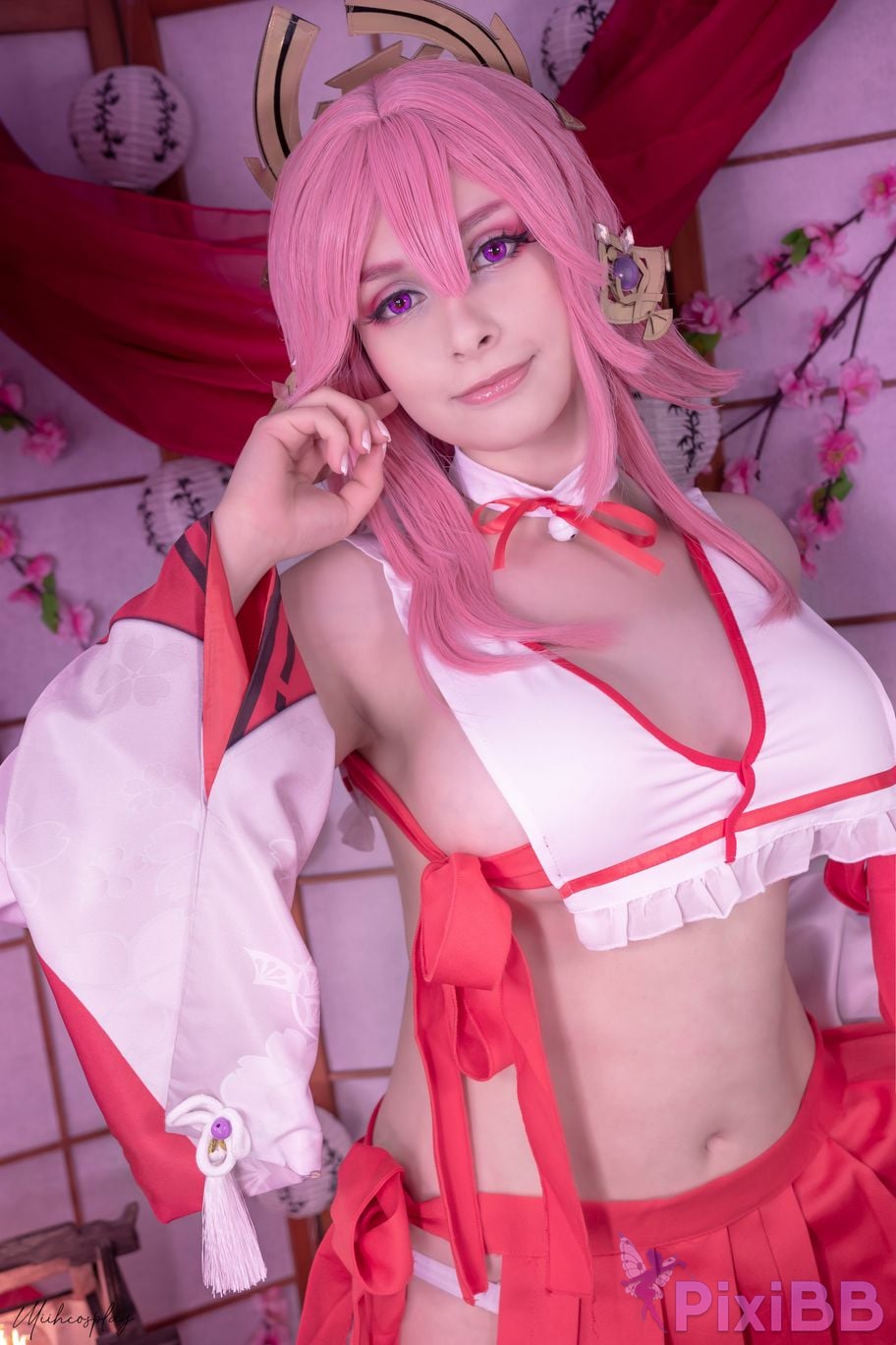 Miih Cosplay Yae Miko PixiBB.COM 62