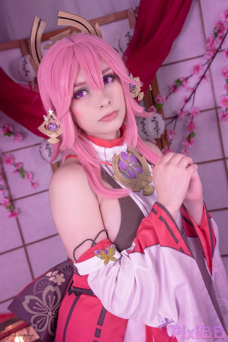 Miih Cosplay Yae Miko PixiBB.COM 69