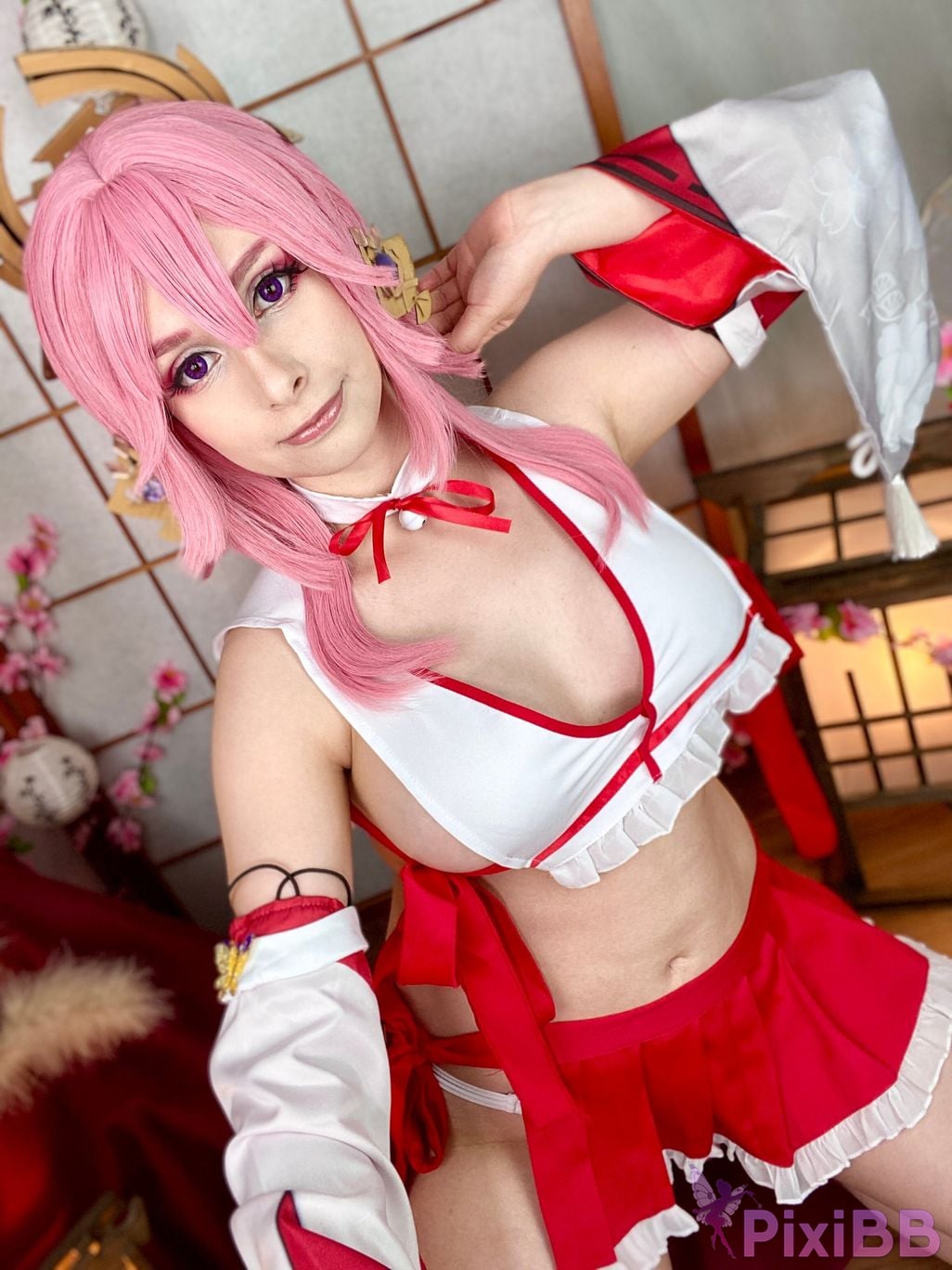 Miih Cosplay Yae Miko PixiBB.COM 8