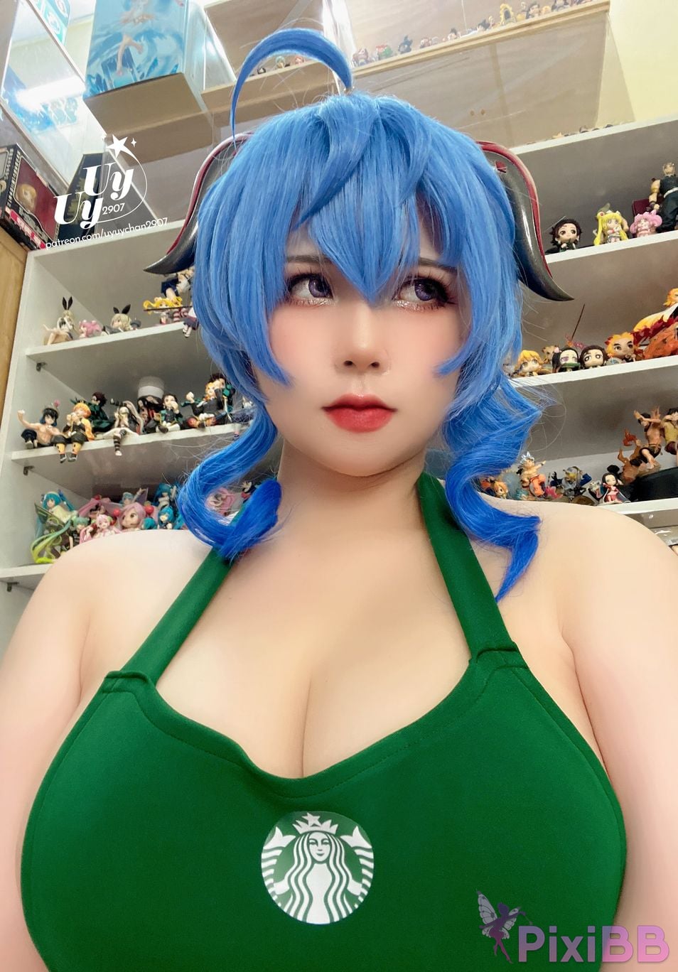 Uy Uy Ganyu Barista PixiBB.COM 21