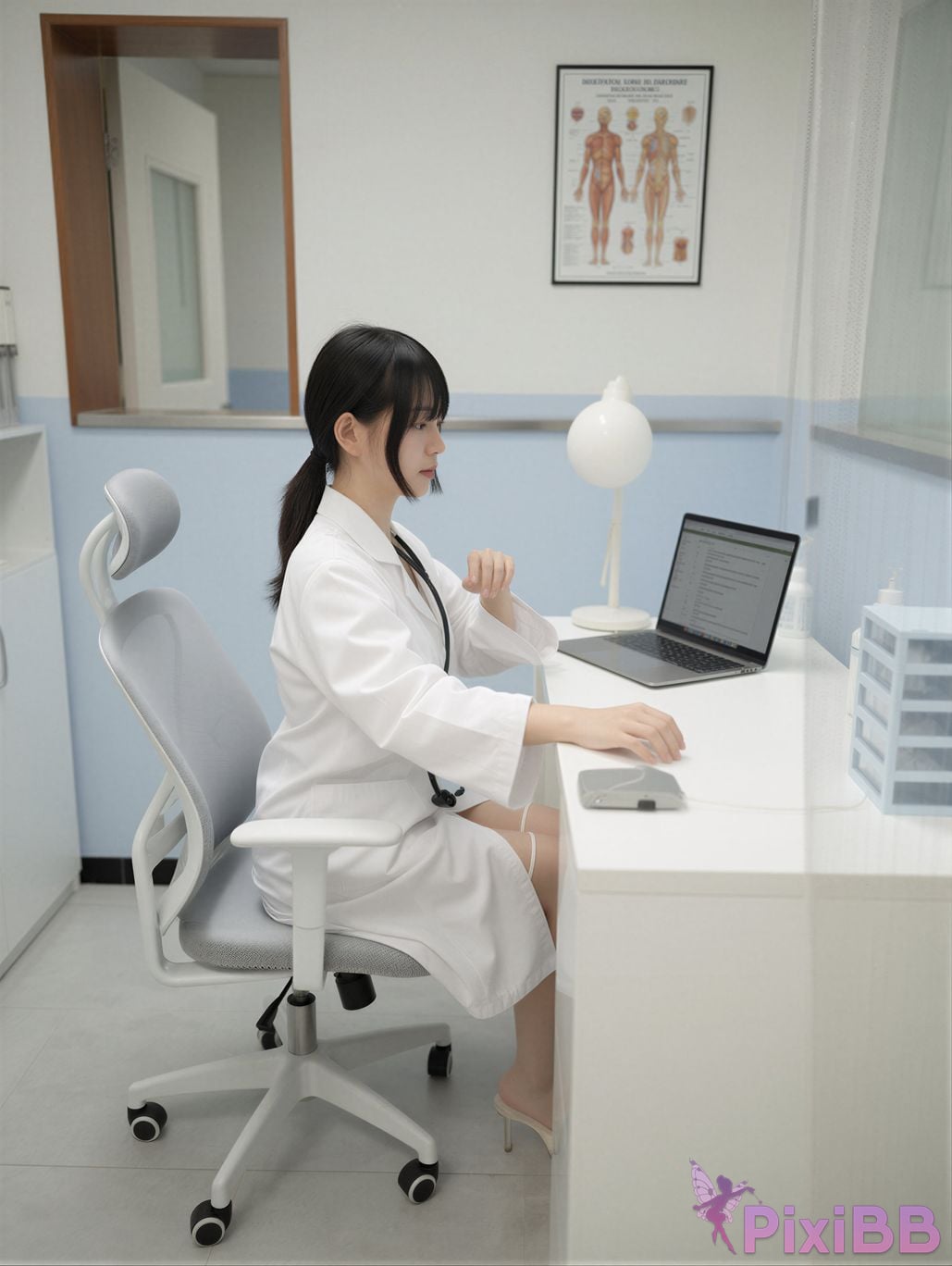 AI Enhanced Bimilstory Noah Vol.02 Nympho Hospital PixiBB.COM 001