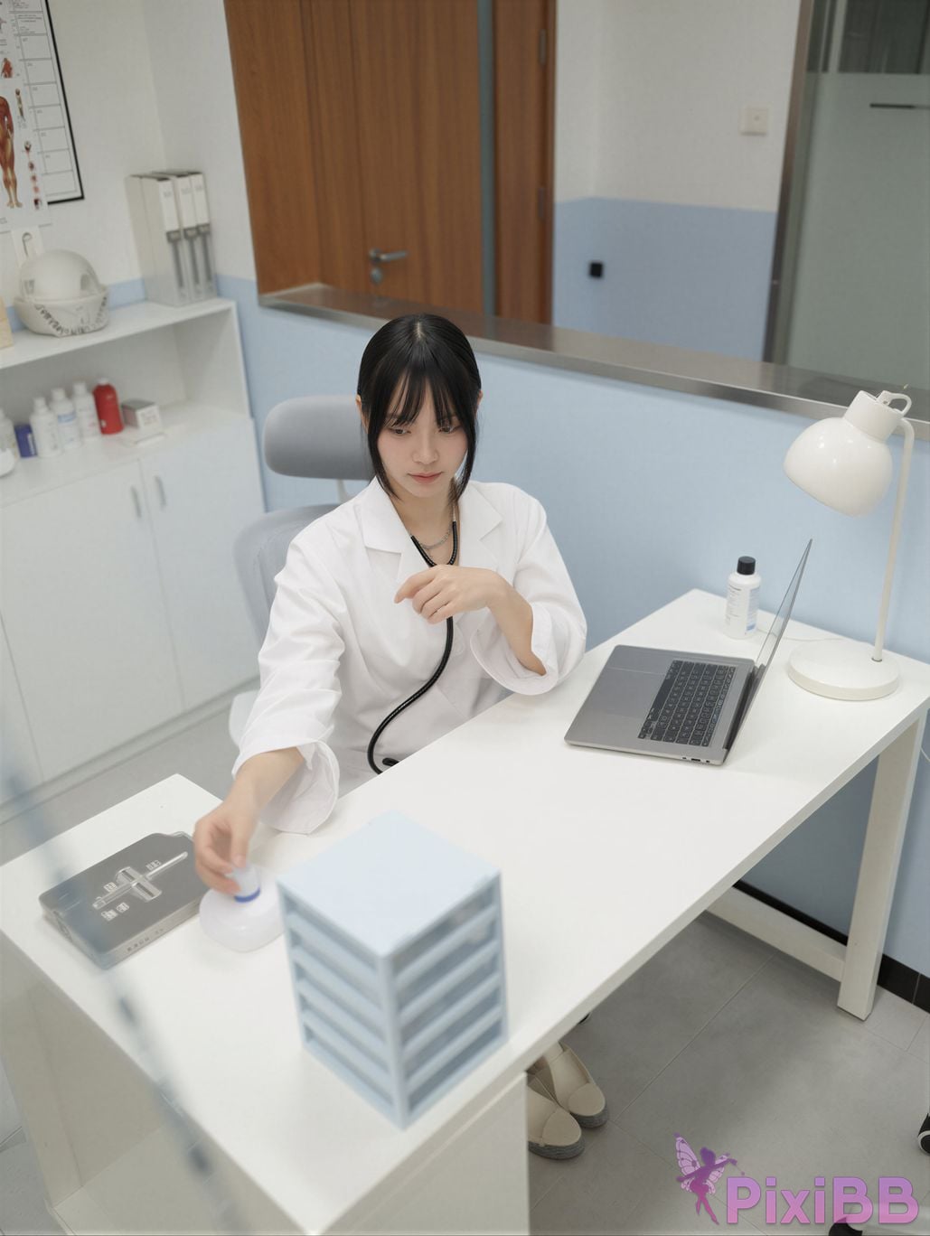 AI Enhanced Bimilstory Noah Vol.02 Nympho Hospital PixiBB.COM 056