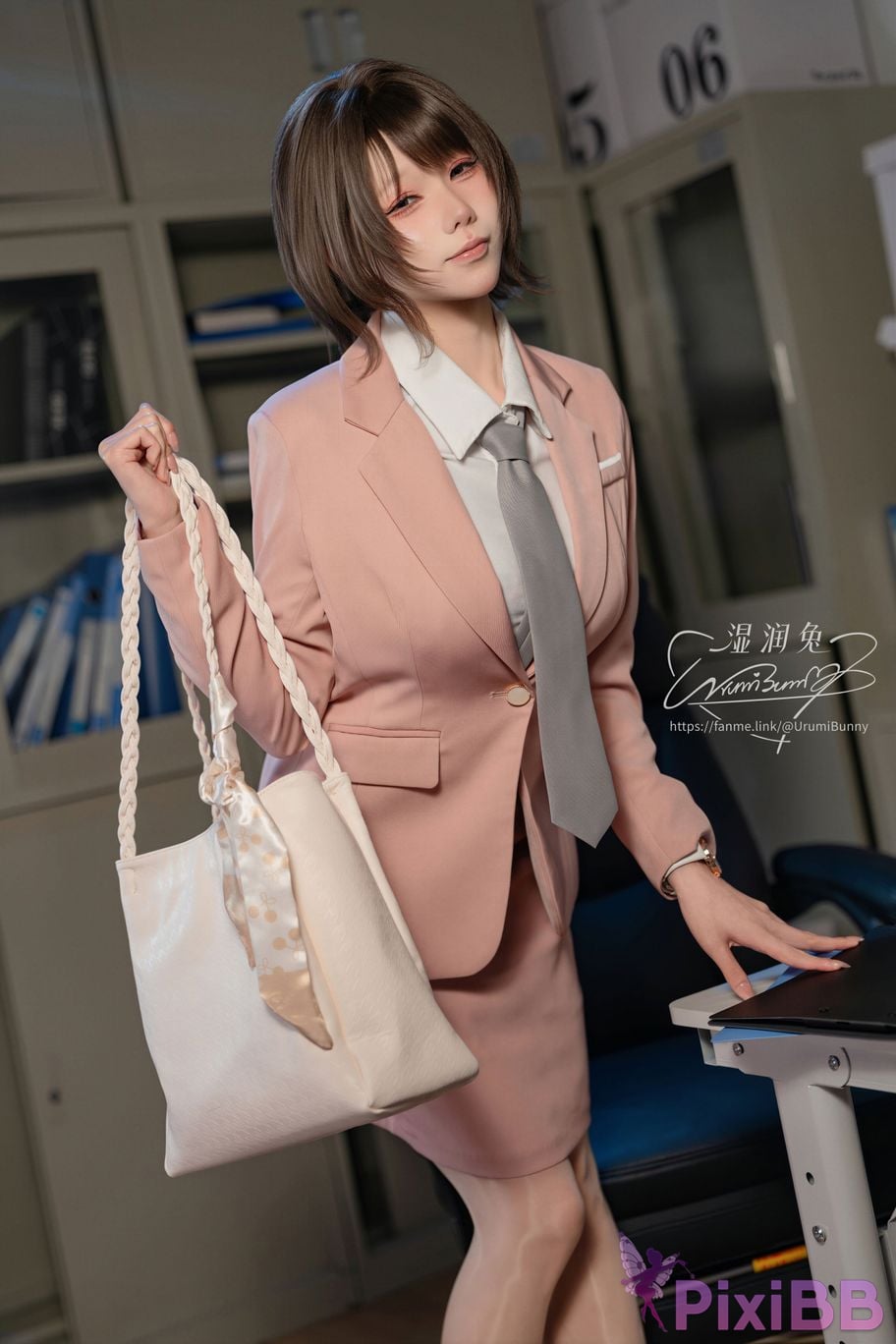 Cosplayer Sticky Dumpling Rabbit 2026 Year 08 monthly subscription No misfortune for newcomers in the workplace Previous article PixiBB.COM 055
