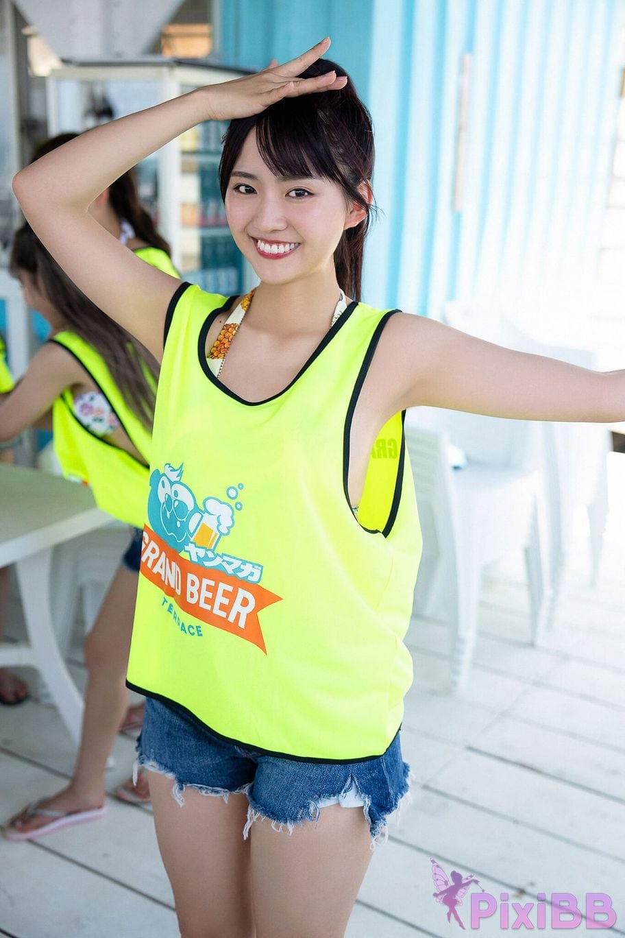 Japanese Idol 70P full version NEXT push girl Beach house manager for a day PART1 Yanmaga digital photo book PixiBB.COM 004