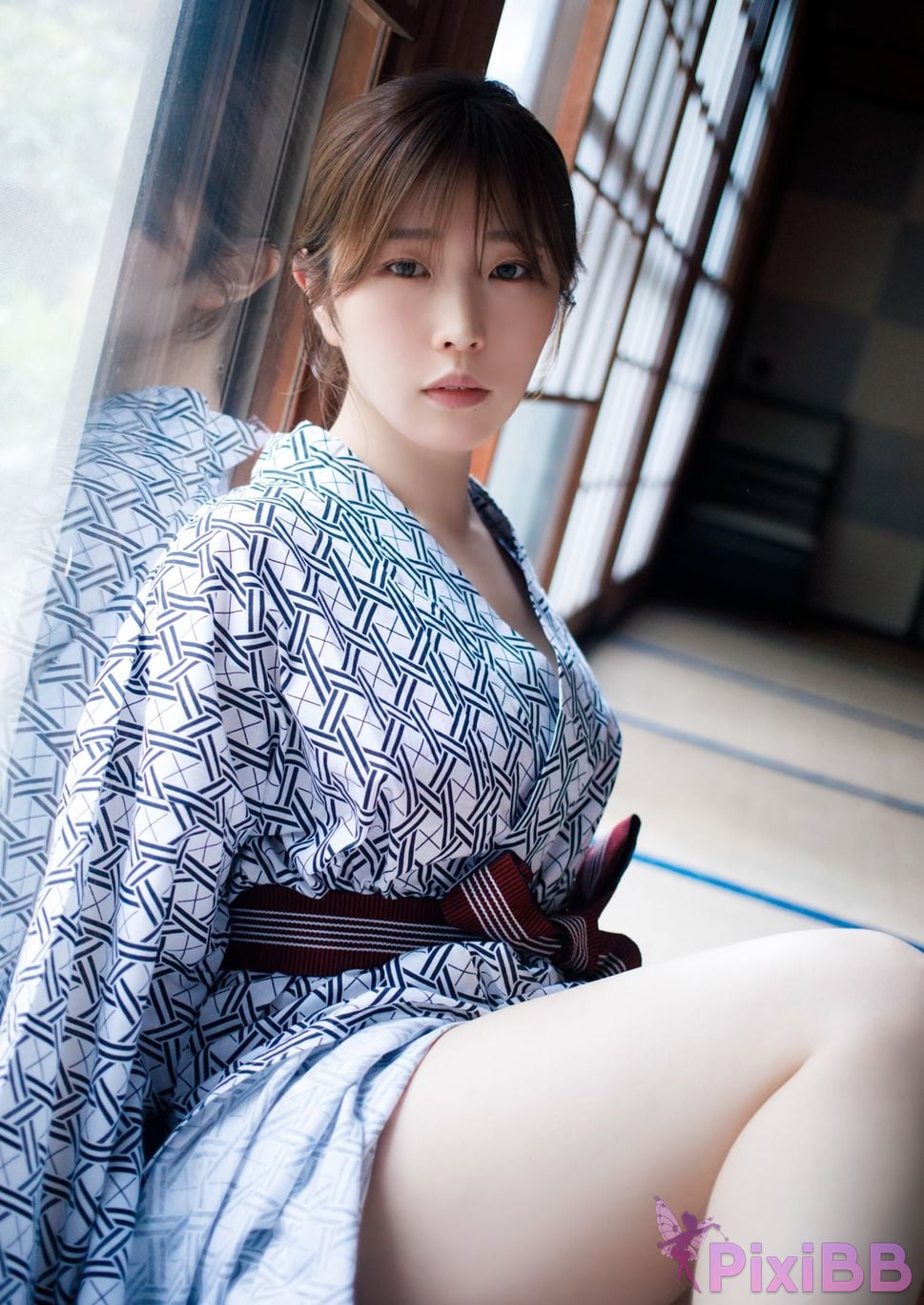 Japanese Idol Kasame Flower Rain Bulk Digital Exclusive YJ PHOTO BOOK The sound of bustle flowers PixiBB.COM 024