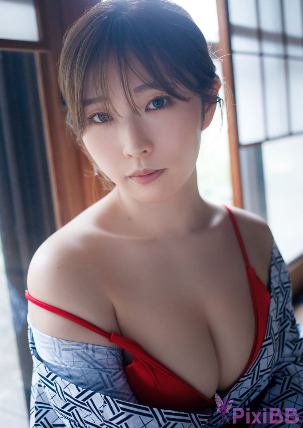 Japanese Idol Kasame Flower Rain Bulk Digital Exclusive YJ PHOTO BOOK The sound of bustle flowers PixiBB.COM 026