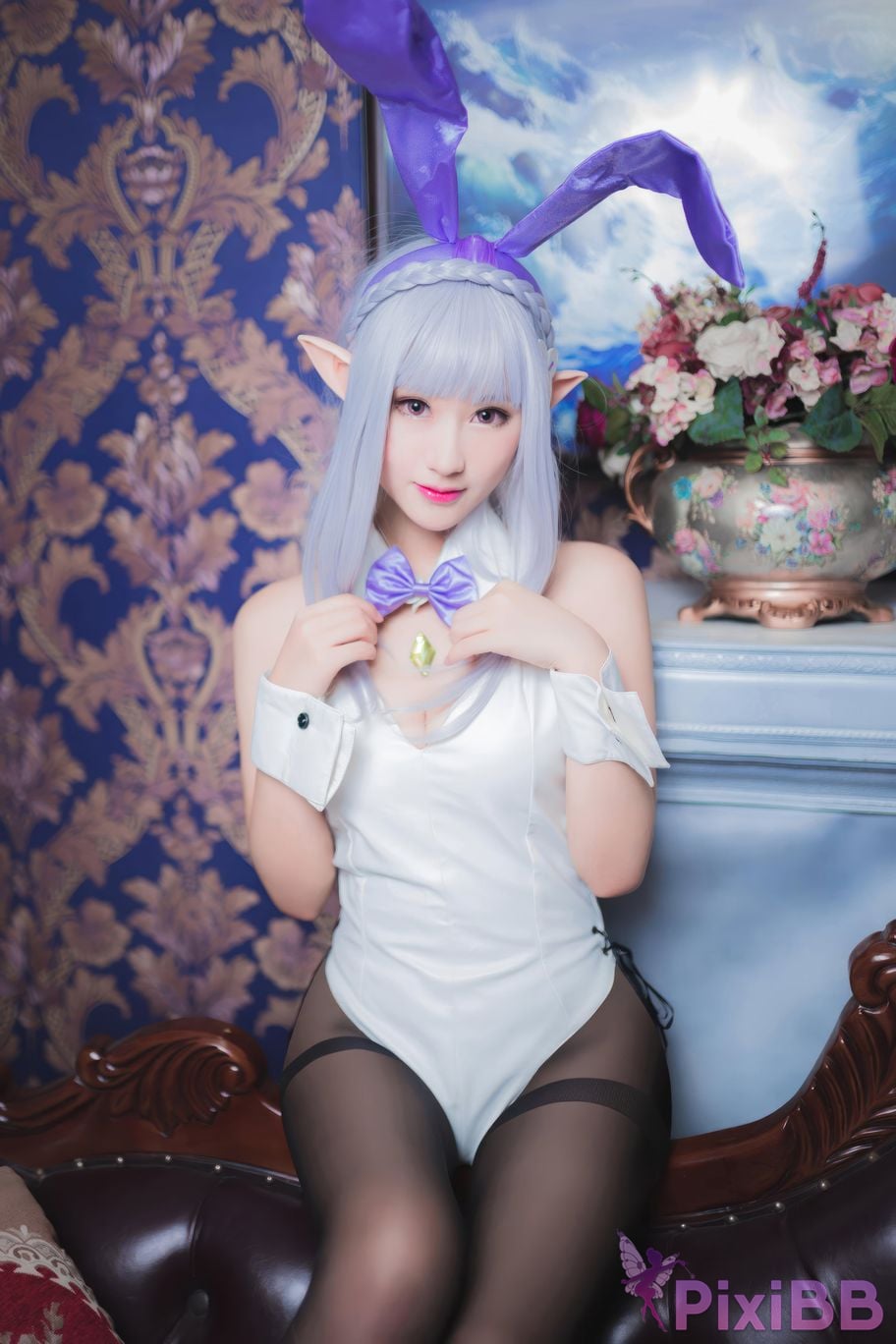 Cosplayer Mimi Hanyu RE ZERO emilia bunny PixiBB.COM 001