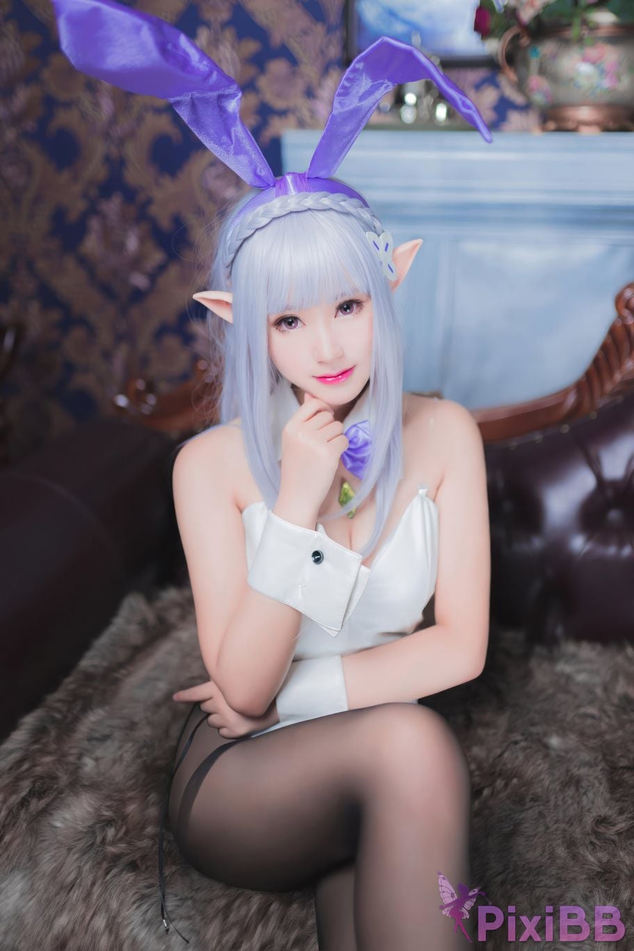 Cosplayer Mimi Hanyu RE ZERO emilia bunny PixiBB.COM 002