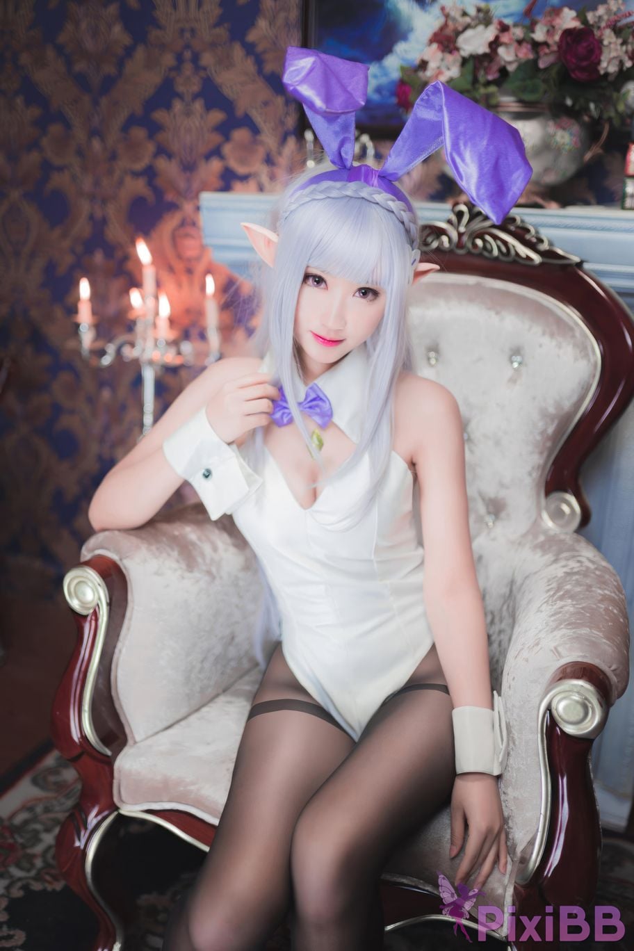 Cosplayer Mimi Hanyu RE ZERO emilia bunny PixiBB.COM 006