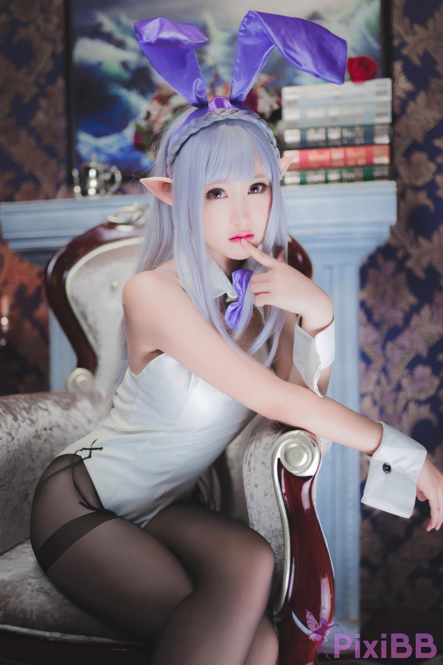 Cosplayer Mimi Hanyu RE ZERO emilia bunny PixiBB.COM 007