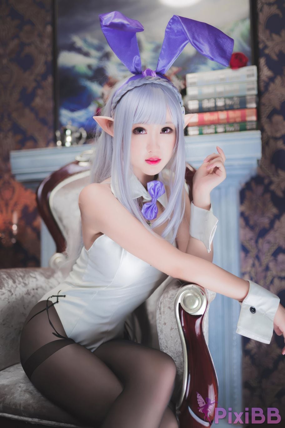Cosplayer Mimi Hanyu RE ZERO emilia bunny PixiBB.COM 008