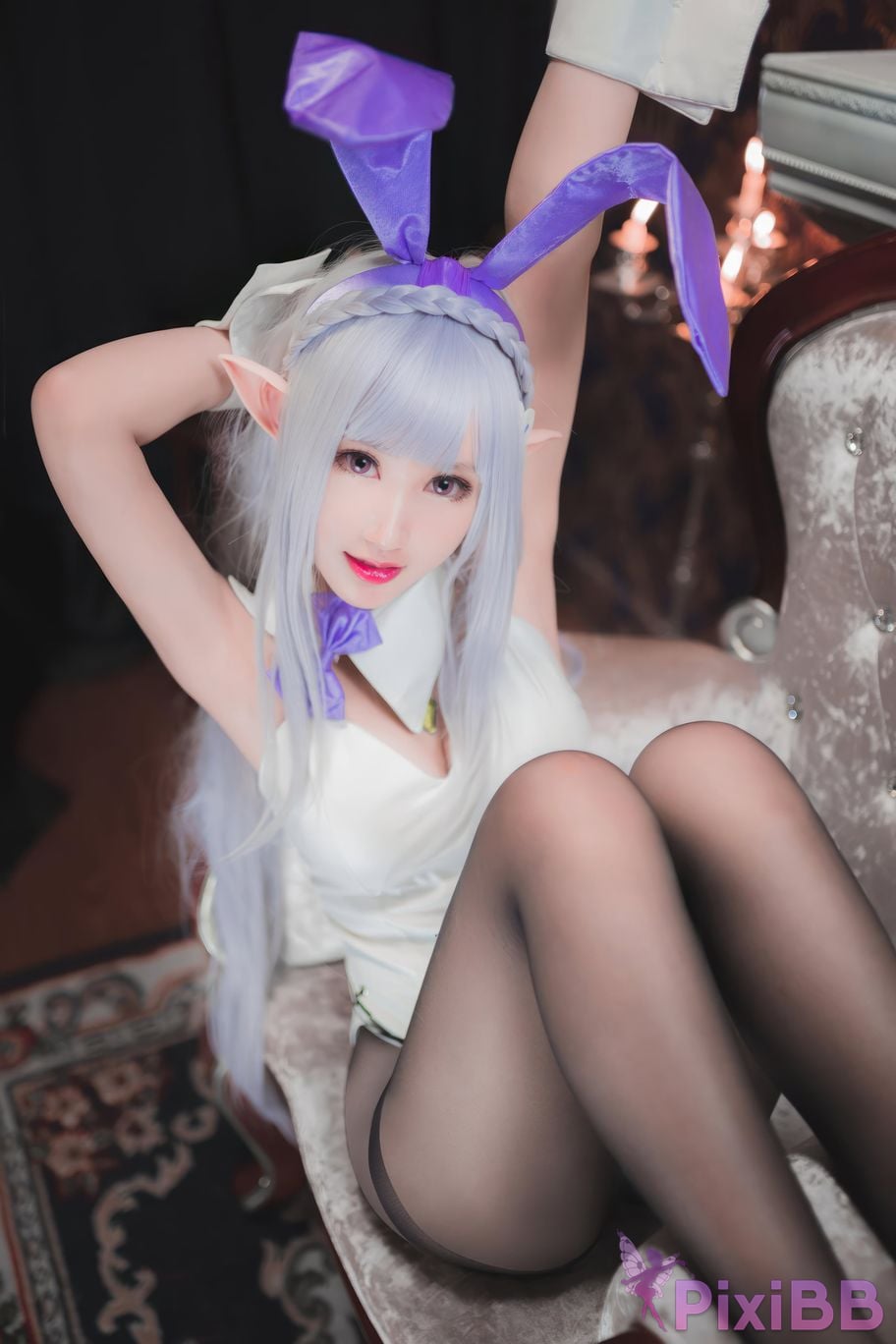 Cosplayer Mimi Hanyu RE ZERO emilia bunny PixiBB.COM 012