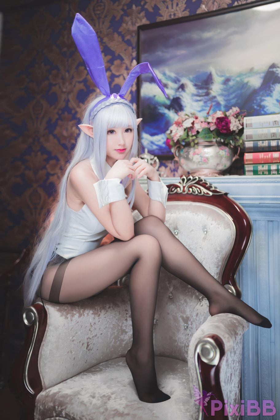 Cosplayer Mimi Hanyu RE ZERO emilia bunny PixiBB.COM 015
