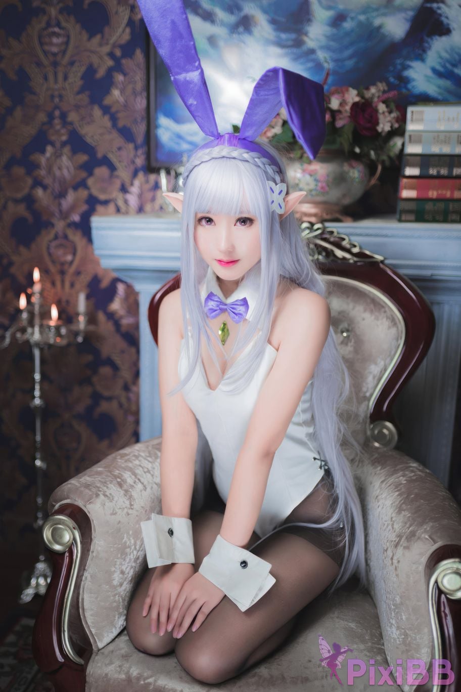 Cosplayer Mimi Hanyu RE ZERO emilia bunny PixiBB.COM 019
