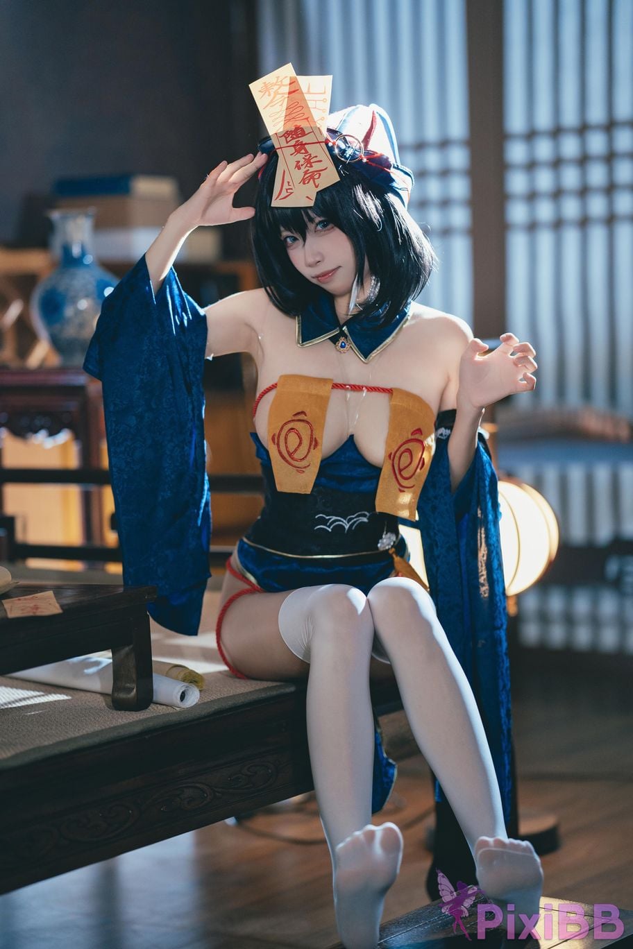 Cosplayer san wu ren xing Huajia Zombie PixiBB.COM 003